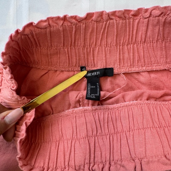 Forever 21 Pink High Waist Shorts - Picture 4 of 8